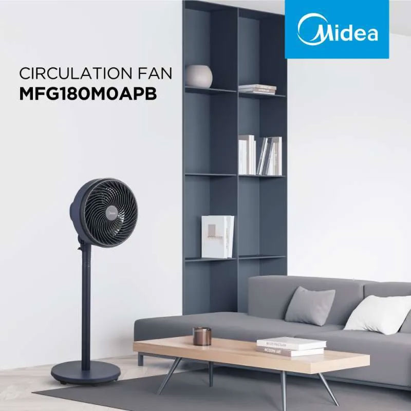 Midea Kipas Sirkulasi Circulation Fan 7 Inch - MFG180M0APB